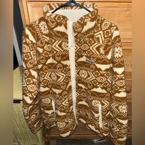 Columbia Tan and Cream Jacket